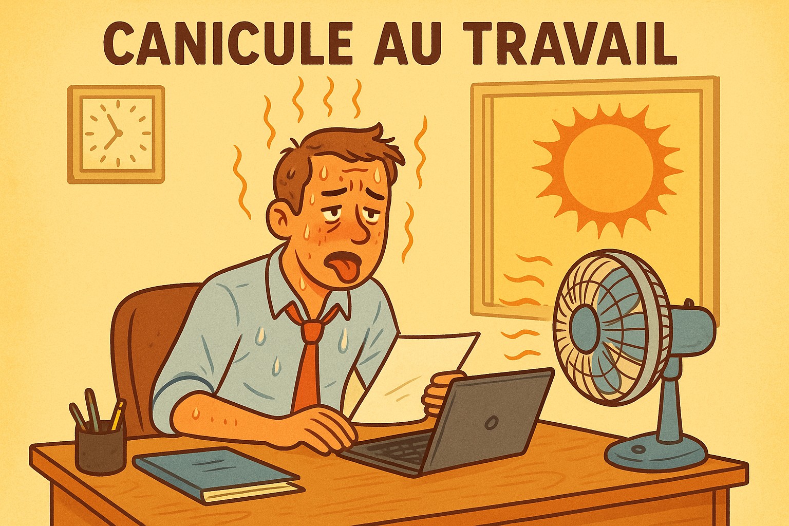 Canicule au travail