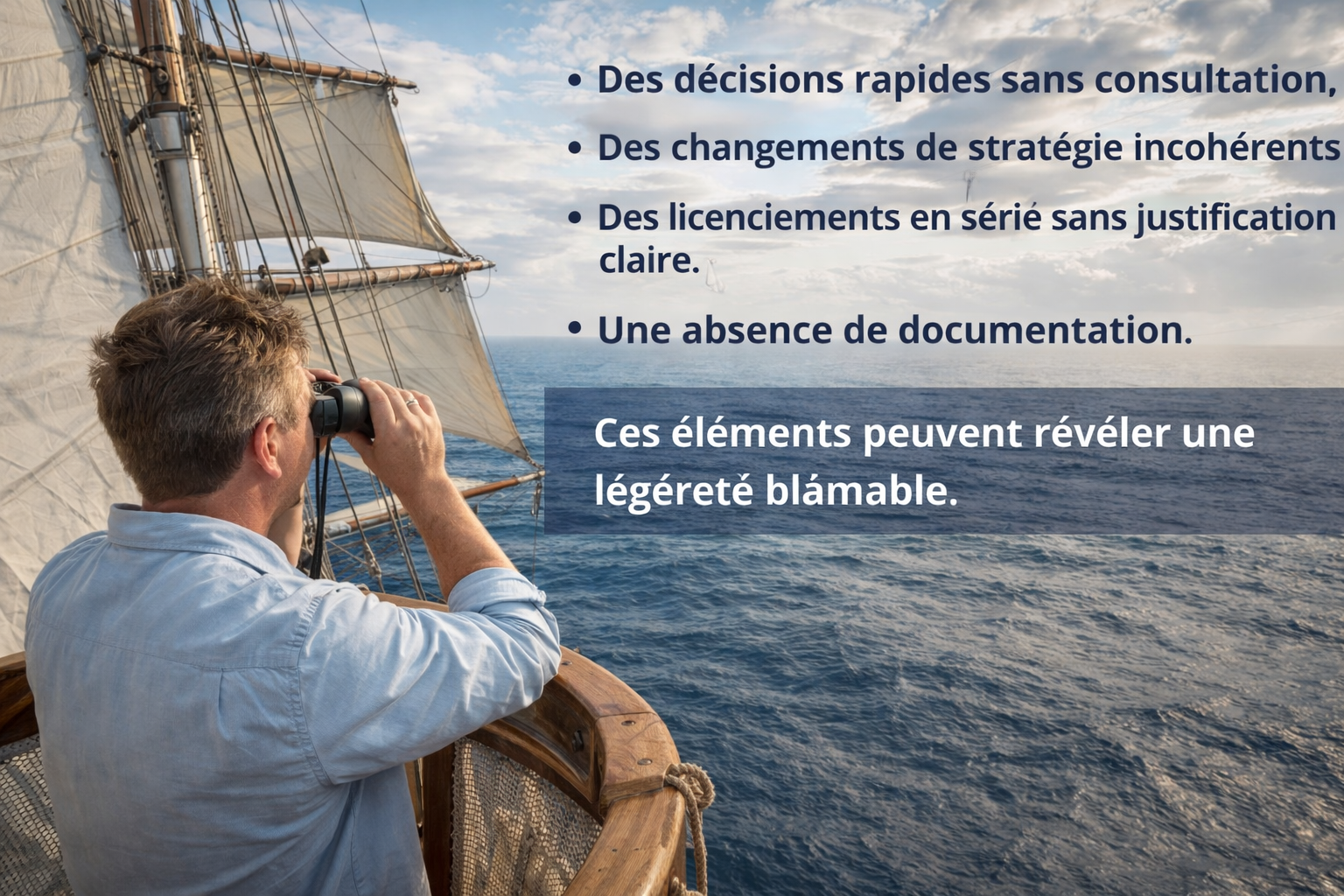 Légèreté blâmable de l'Employeur et rôle du CSE