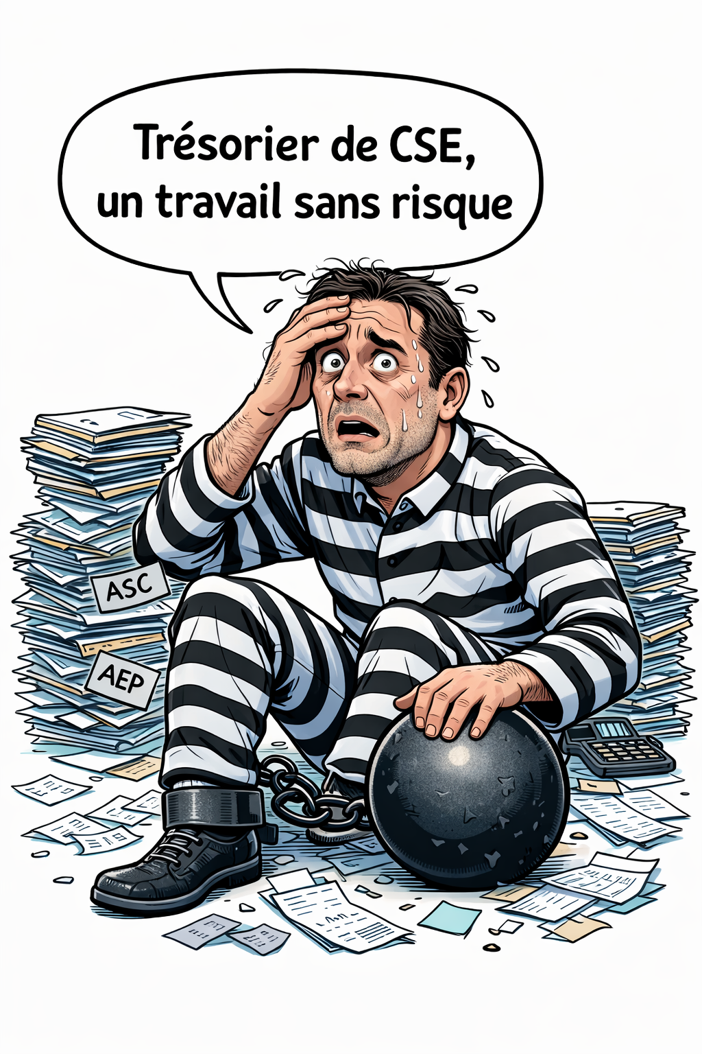 Risques du trésorier du CSE