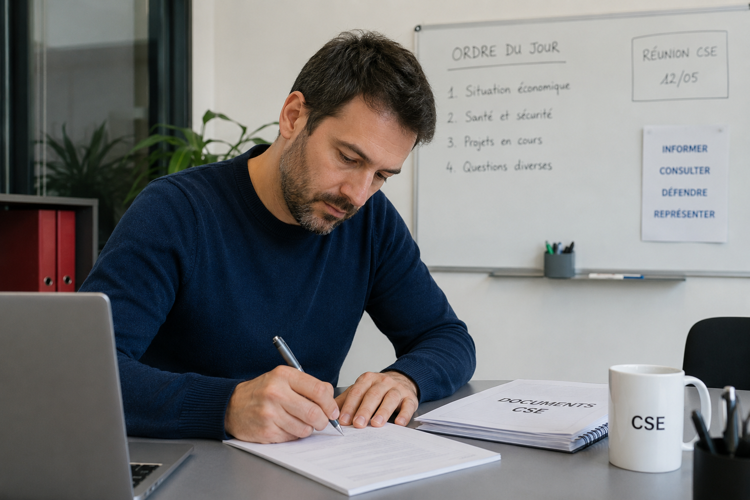 Secrétaire du CSE : rédaction PV CSE